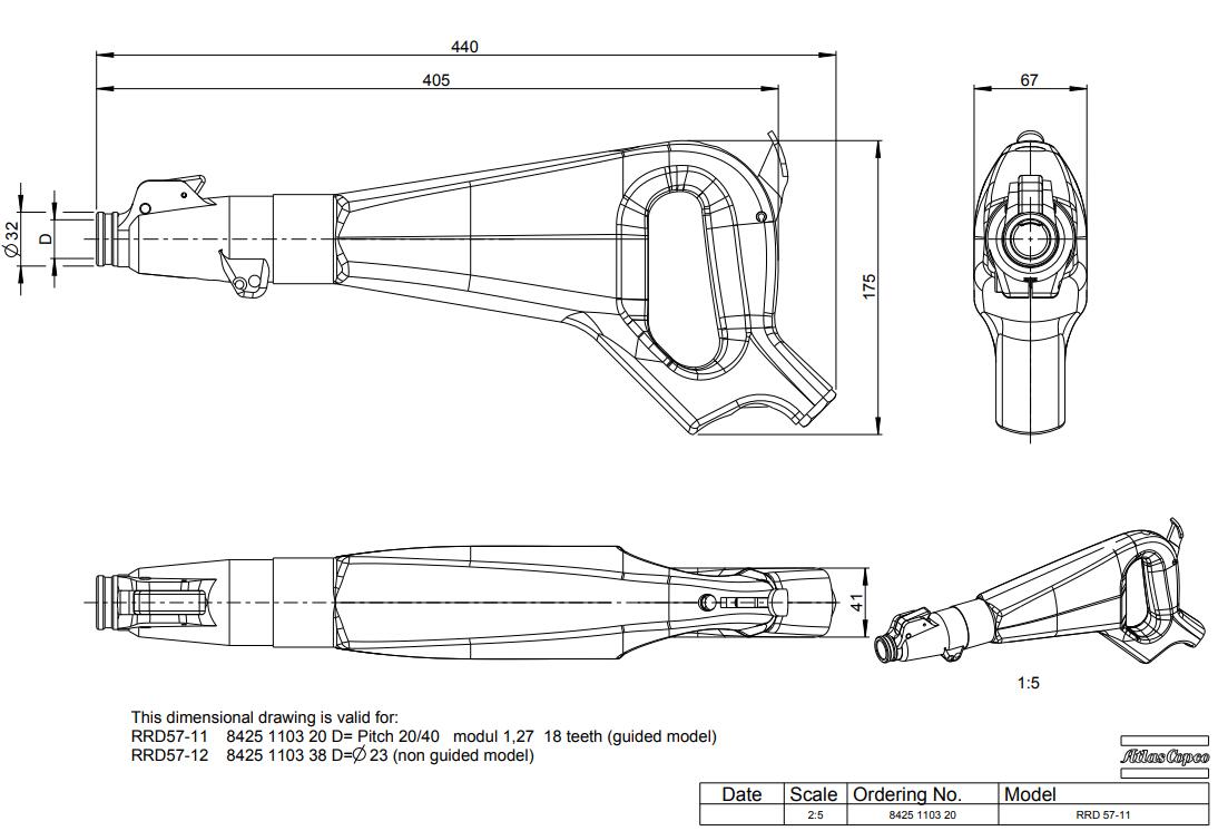 阿特拉斯RRD57-12气铲结构图