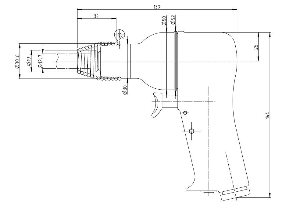 Atlas阿特拉斯P2530-H錾锤气铲结构图
